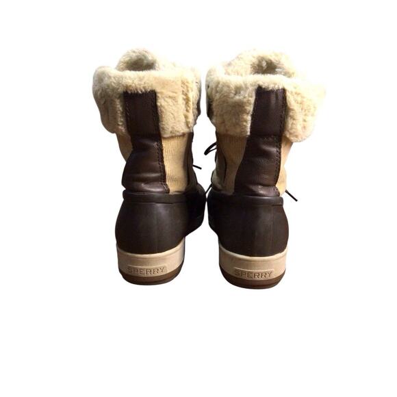 Sperry Faux Fur Winter Snow Boots Women’s Size 8 M - Picture 7 of 9